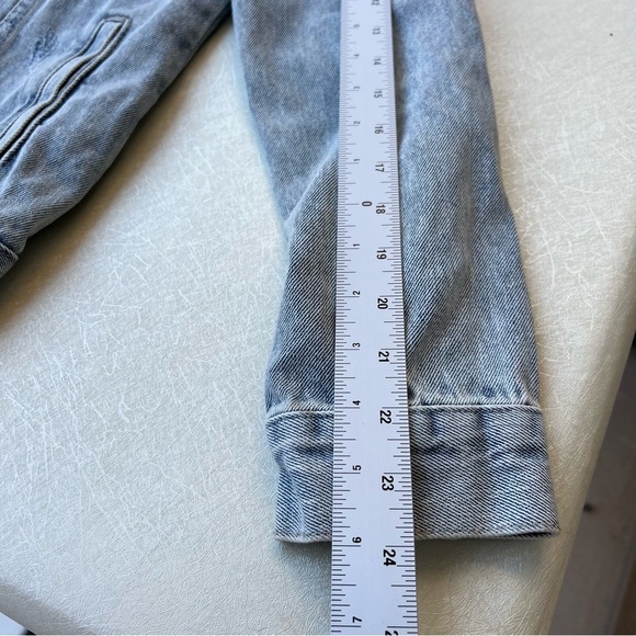 Show Me Your MuMu Light Blue Denim Jacket Women’s Size XS - Picture 7 of 9